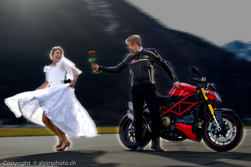 Motorrad Hochzeit